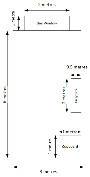 Room Size Calculator - Floor Area in m2 | Online Calculators